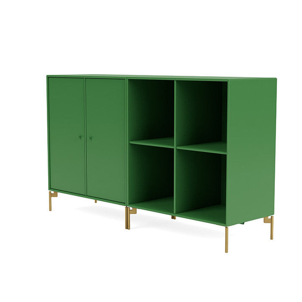 [product_category]-Montana Pair Classic Sideboard With Legs, Parsley/Brass-Montana Furniture-5714322266505-0000PAIR-152-09-MON-1