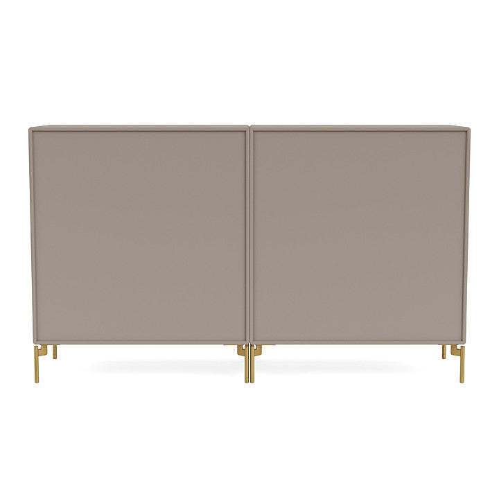 [product_category]-Montana Pair Classic Sideboard With Legs, Truffle/Brass-Montana Furniture-5714322265621-0000PAIR-141-09-MON-4