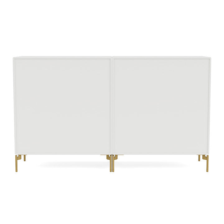 [product_category]-Montana Pair Classic Sideboard With Legs, White/Brass-Montana Furniture-5714322264587-0000PAIR-01-09-MON-4