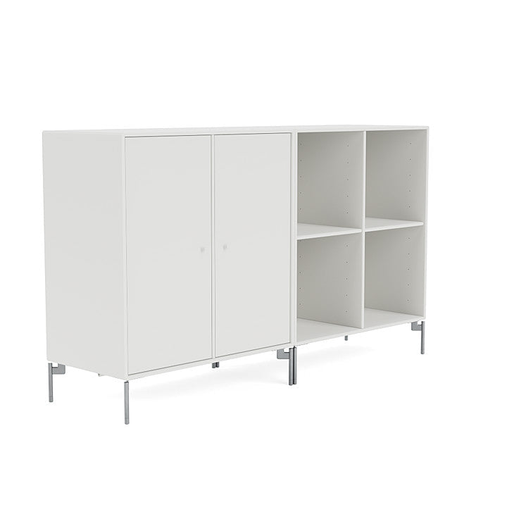 [product_category]-Montana Pair Classic Sideboard With Legs, White/Matt Chrome-Montana Furniture-5714322264518-0000PAIR-01-01-MON-3