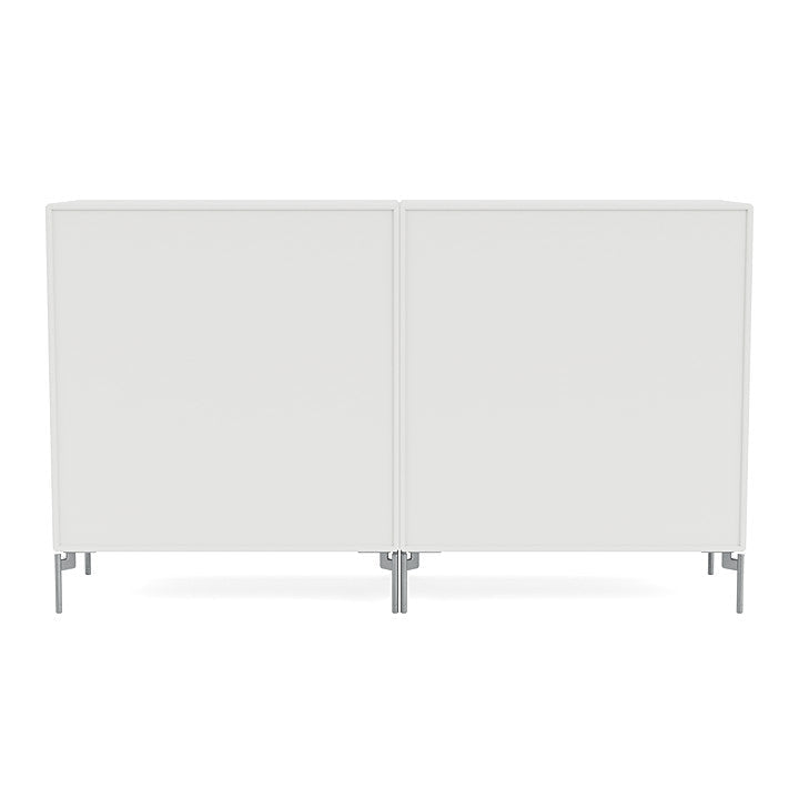 [product_category]-Montana Pair Classic Sideboard With Legs, White/Matt Chrome-Montana Furniture-5714322264518-0000PAIR-01-01-MON-4