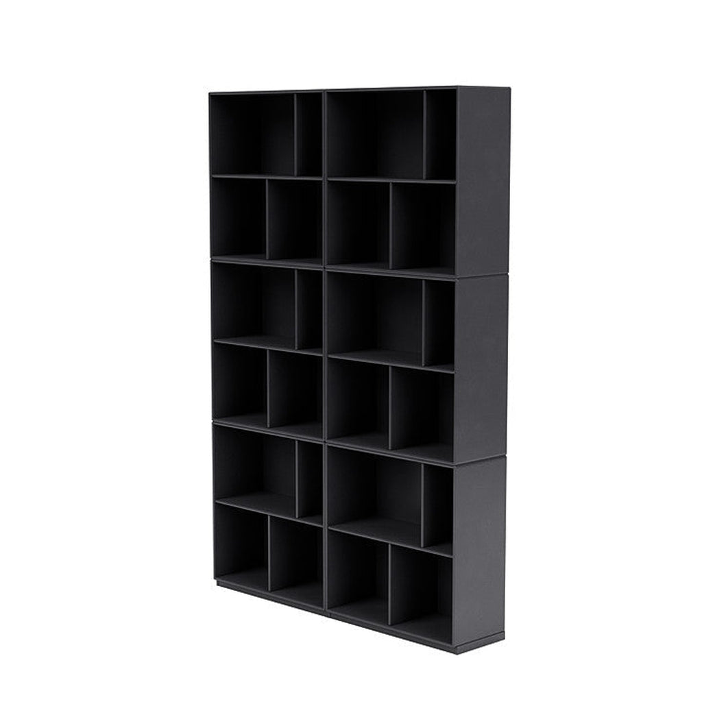 [product_category]-Montana Read Spacious Bookshelf With 3 Cm Plinth, Carbon Black-Montana Furniture-5714322268929-0000READ-36-06-MON-1