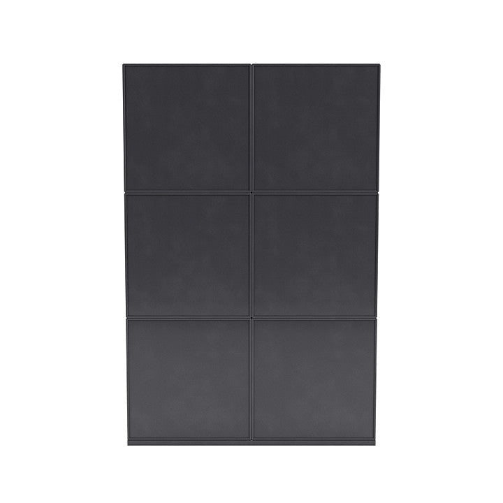 [product_category]-Montana Read Spacious Bookshelf With 3 Cm Plinth, Carbon Black-Montana Furniture-5714322268929-0000READ-36-06-MON-4