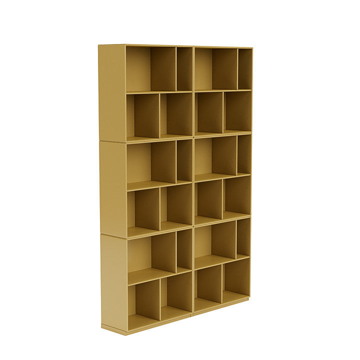 [product_category]-Montana Read Spacious Bookshelf With 3 Cm Plinth, Cumin Yellow-Montana Furniture-5714322268622-0000READ-157-06-MON-3