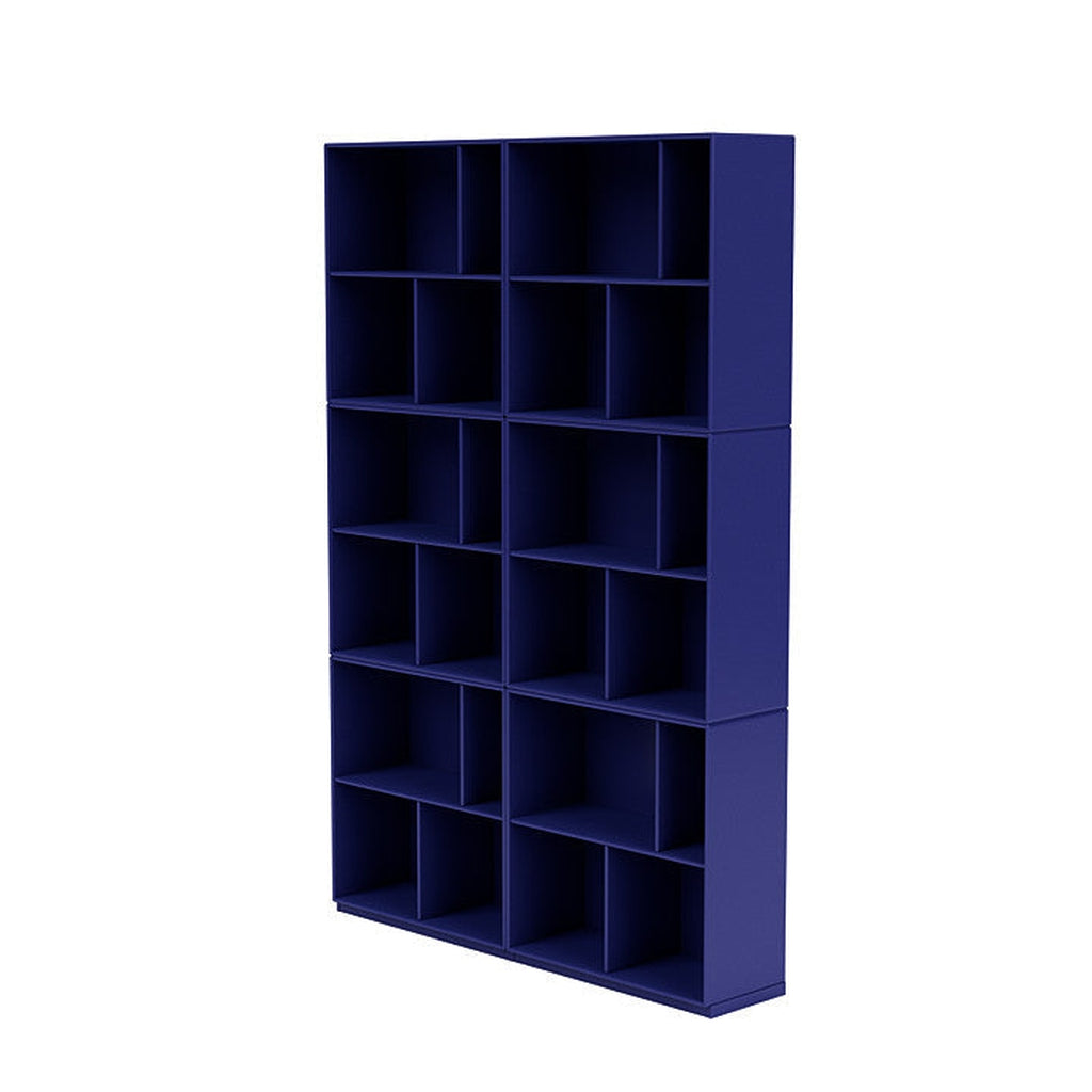 [product_category]-Montana Read Spacious Bookshelf With 3 Cm Plinth, Monarch Blue-Montana Furniture-5714322267991-0000READ-135-06-MON-1