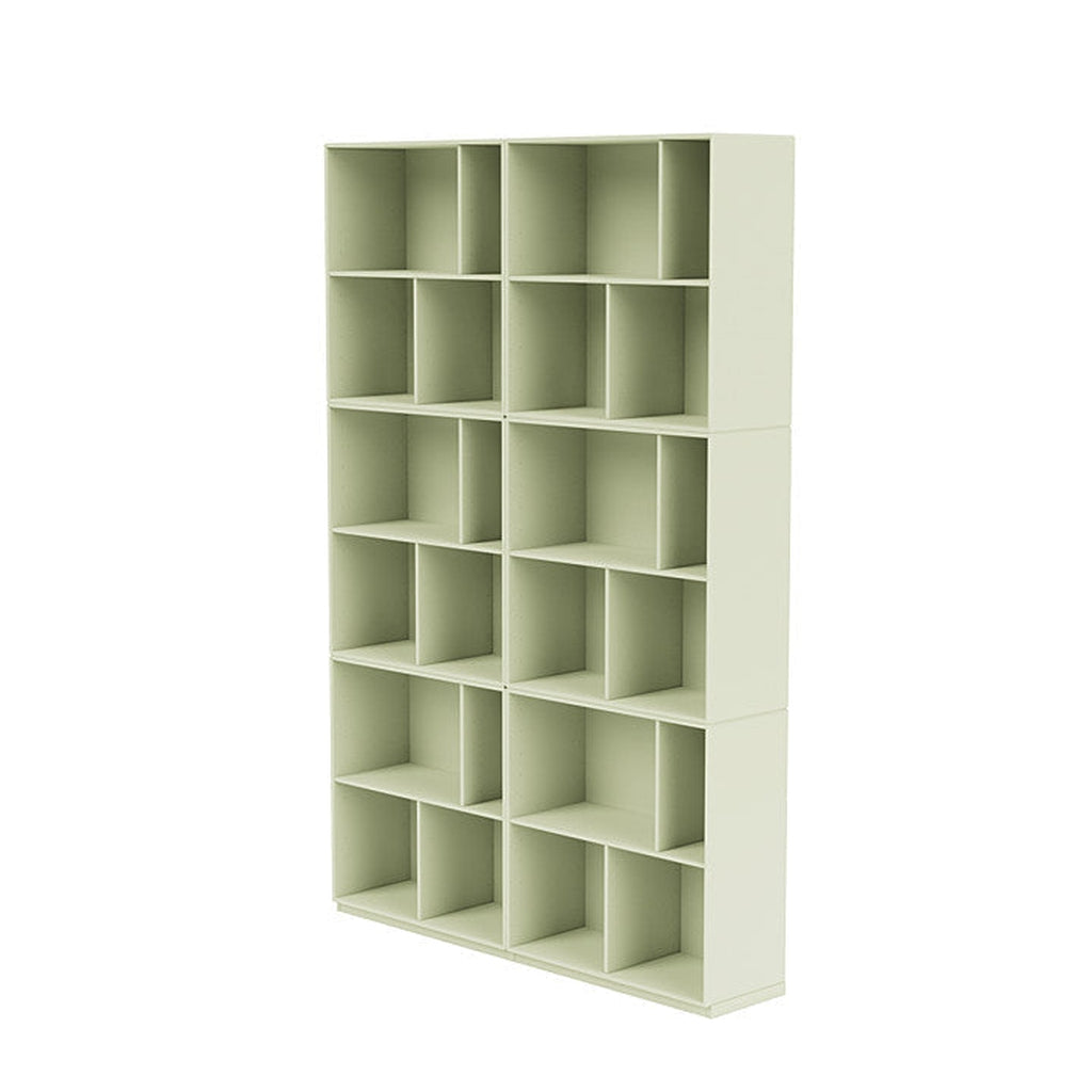 [product_category]-Montana Read Spacious Bookshelf With 3 Cm Plinth, Pomelo Green-Montana Furniture-5714322268141-0000READ-140-06-MON-1