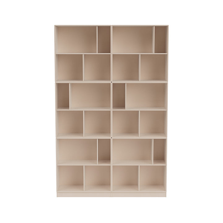 [product_category]-Montana Read Spacious Bookshelf With 7 Cm Plinth, Clay-Montana Furniture-5715288347932-0000READ-168-07-MON-2