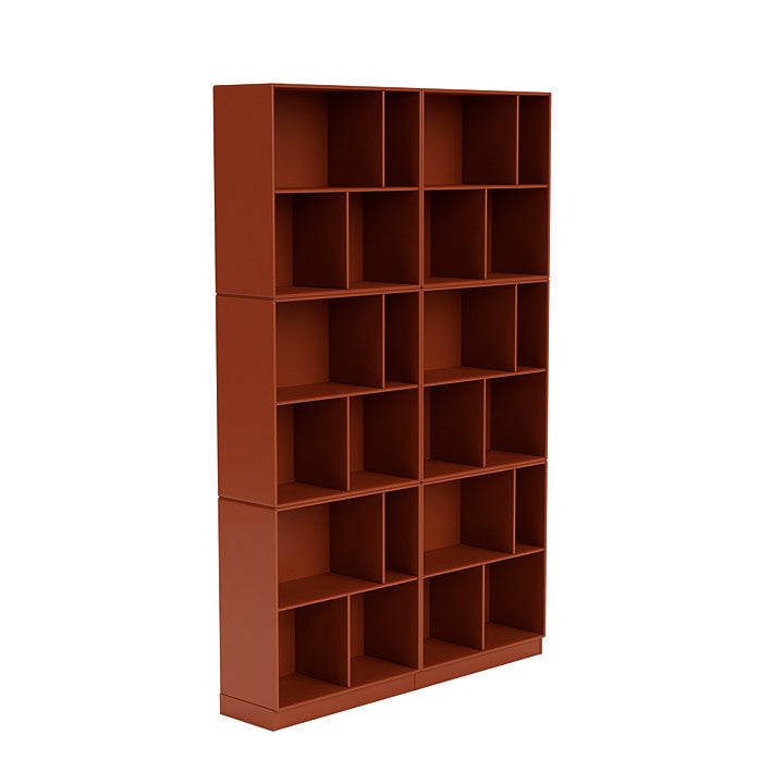 [product_category]-Montana Read Spacious Bookshelf With 7 Cm Plinth, Hokkaido Brown-Montana Furniture-5714322268783-0000READ-162-07-MON-3