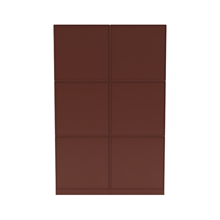 [product_category]-Montana Read Spacious Bookshelf With 7 Cm Plinth, Masala-Montana Furniture-5714322268578-0000READ-155-07-MON-4