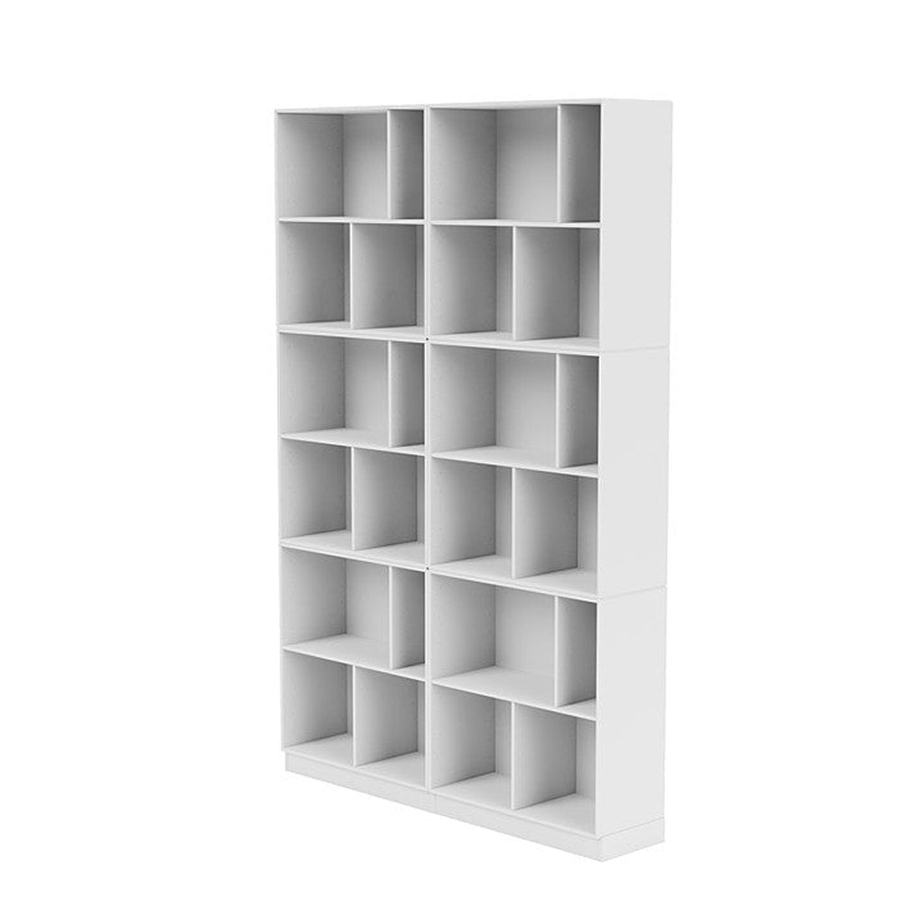 [product_category]-Montana Read Spacious Bookshelf With 7 Cm Plinth, Snow White-Montana Furniture-5714322268967-0000READ-38-07-MON-1