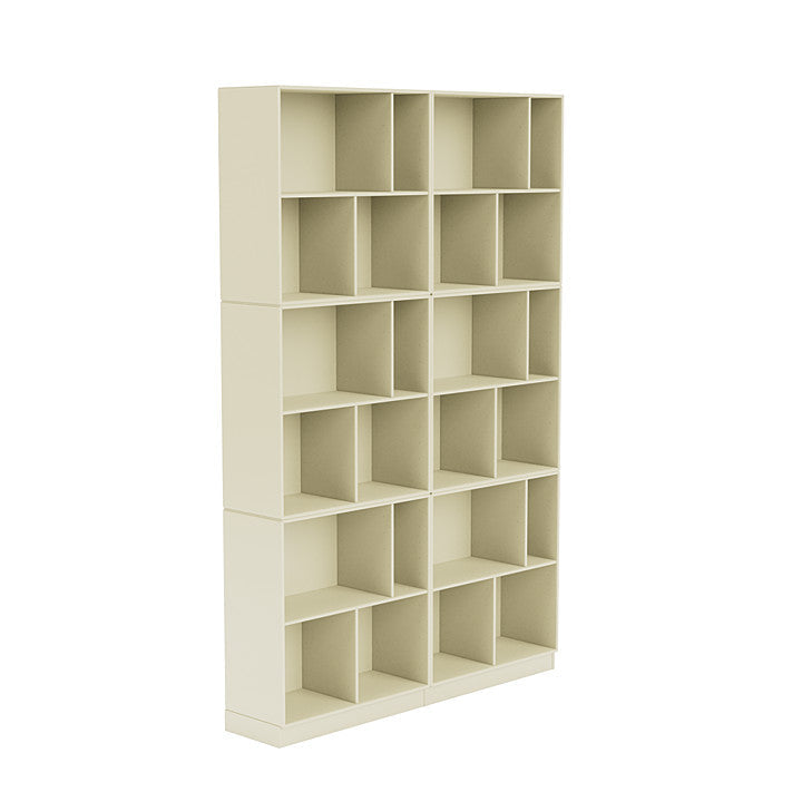 [product_category]-Montana Read Spacious Bookshelf With 7 Cm Plinth, Vanilla White-Montana Furniture-5714322268455-0000READ-150-07-MON-3