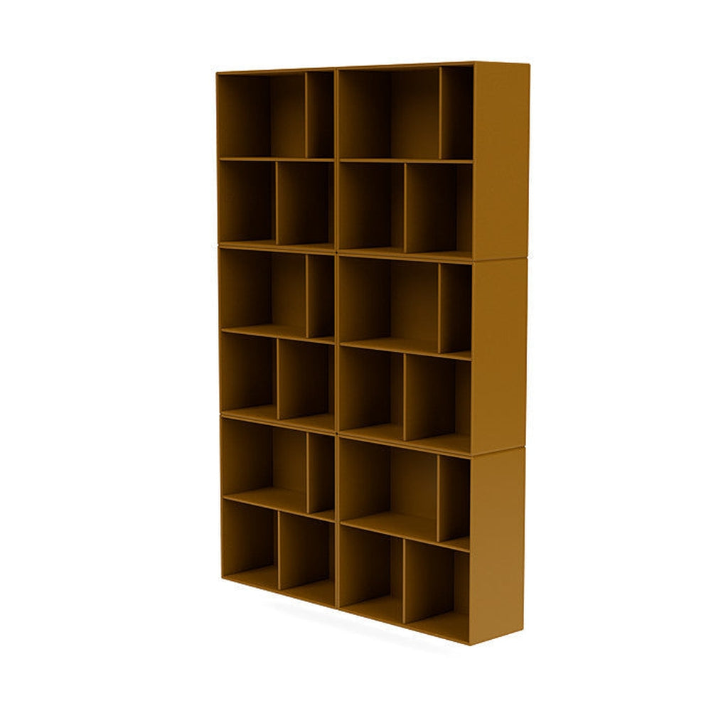 [product_category]-Montana Read Spacious Bookshelf With Suspension Rail, Amber Yellow-Montana Furniture-5714322268196-0000READ-142-04-MON-1