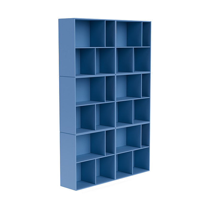 [product_category]-Montana Read Spacious Bookshelf With Suspension Rail, Azure Blue-Montana Furniture-5714322268523-0000READ-154-04-MON-3