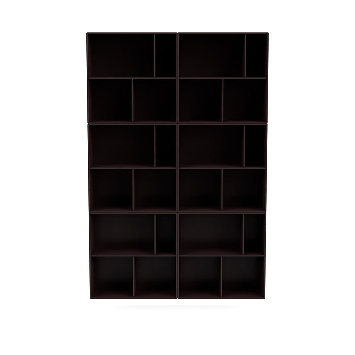 [product_category]-Montana Read Spacious Bookshelf With Suspension Rail, Balsamic Brown-Montana Furniture-5714322268707-0000READ-160-04-MON-2