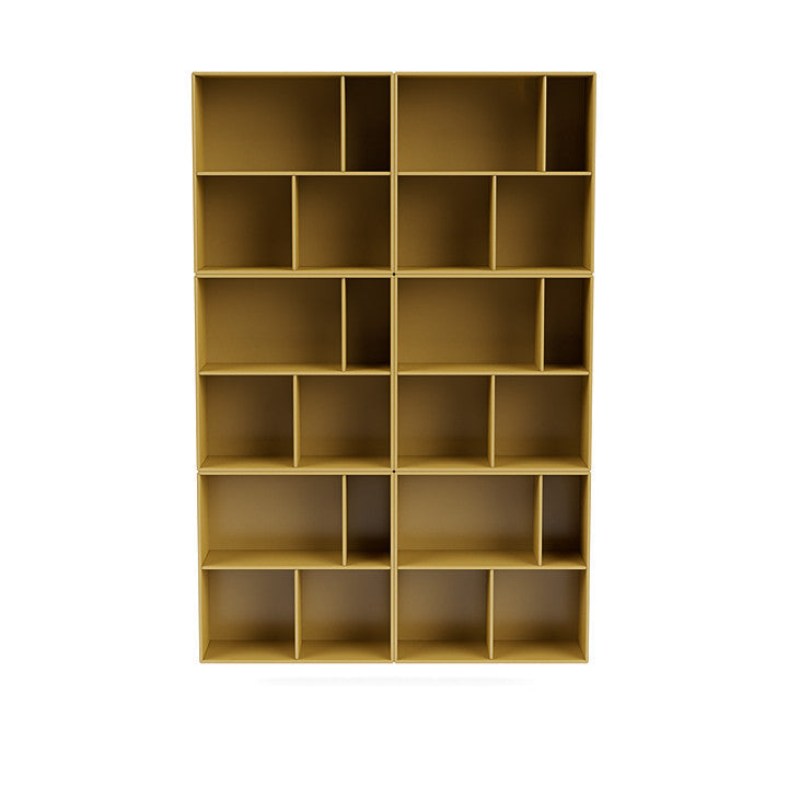 [product_category]-Montana Read Spacious Bookshelf With Suspension Rail, Cumin Yellow-Montana Furniture-5714322268615-0000READ-157-04-MON-2