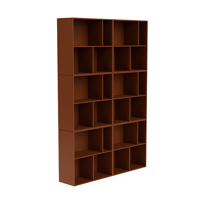 [product_category]-Montana Read Spacious Bookshelf With Suspension Rail, Hazelnut Brown-Montana Furniture-5714322268318-0000READ-146-04-MON-3