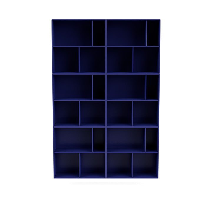 [product_category]-Montana Read Spacious Bookshelf With Suspension Rail, Monarch Blue-Montana Furniture-5714322267984-0000READ-135-04-MON-2