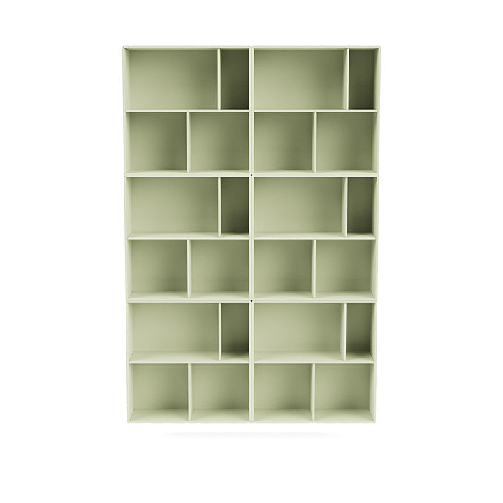 [product_category]-Montana Read Spacious Bookshelf With Suspension Rail, Pomelo Green-Montana Furniture-5714322268134-0000READ-140-04-MON-2