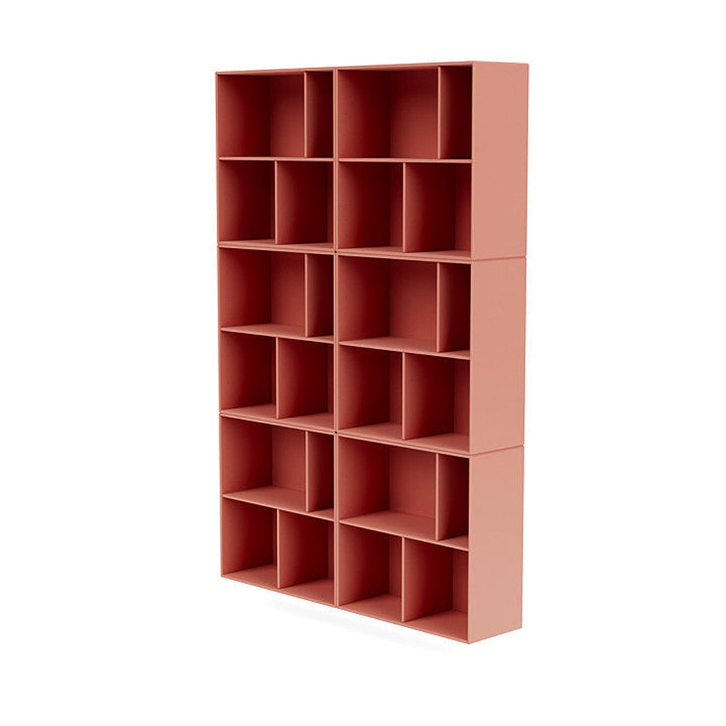 [product_category]-Montana Read Spacious Bookshelf With Suspension Rail, Rhubarb Red-Montana Furniture-5714322268462-0000READ-151-04-MON-1