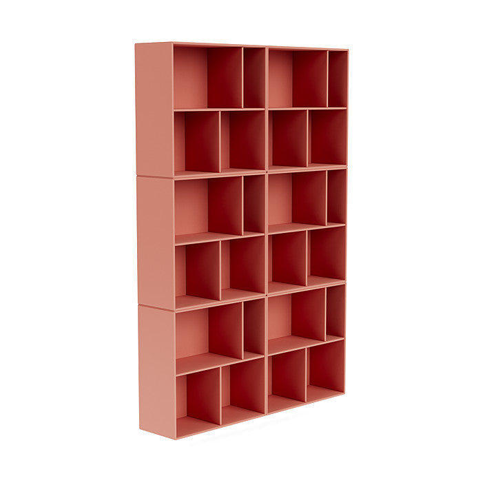 [product_category]-Montana Read Spacious Bookshelf With Suspension Rail, Rhubarb Red-Montana Furniture-5714322268462-0000READ-151-04-MON-3