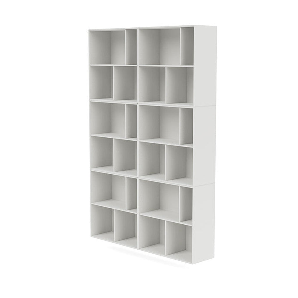 [product_category]-Montana Read Spacious Bookshelf With Suspension Rail, White-Montana Furniture-5714322267717-0000READ-01-04-MON-1