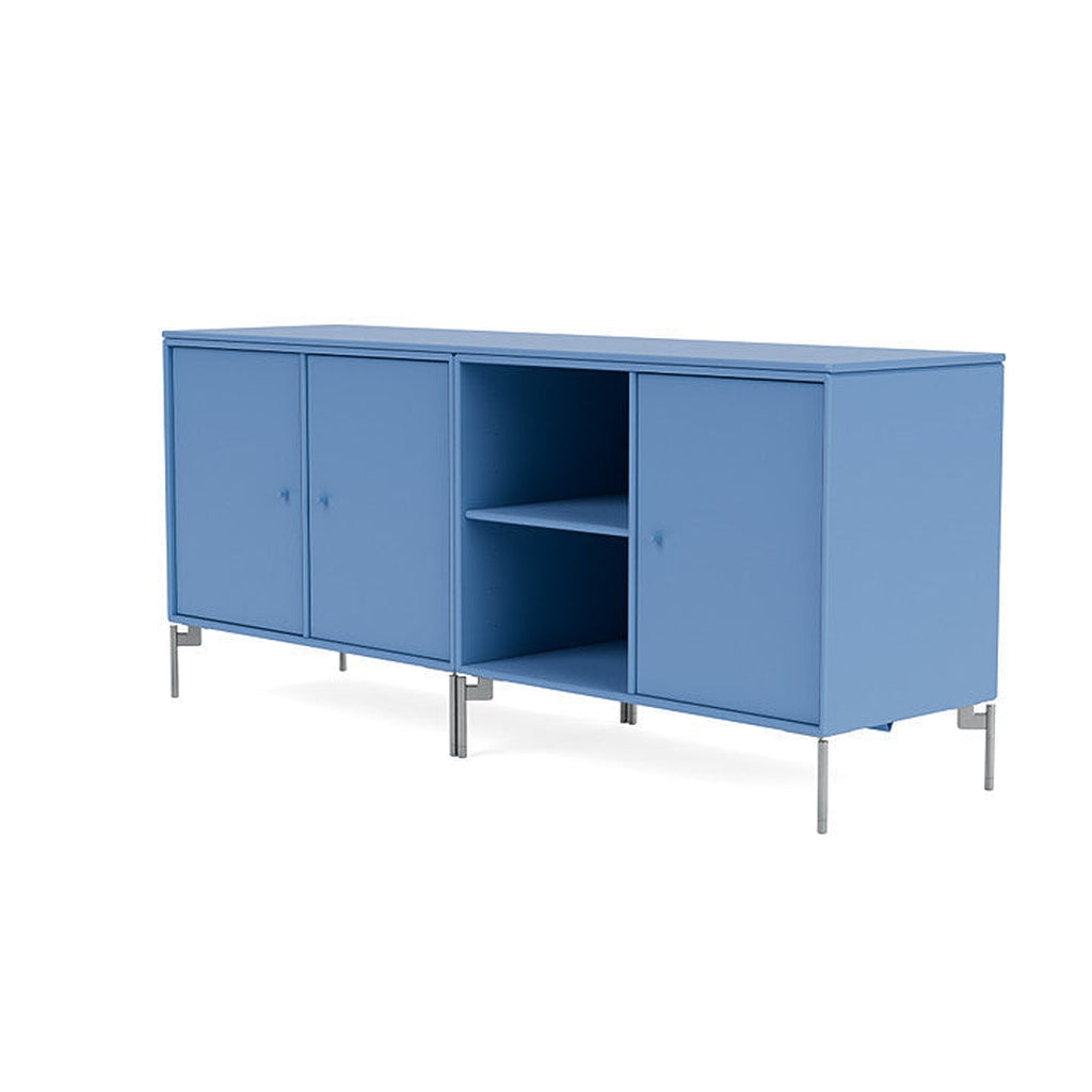 [product_category]-Montana Save Lowboard With Legs, Azure Blue/Matt Chrome-Montana Furniture-5714322259064-0000SAVE-154-01-MON-1