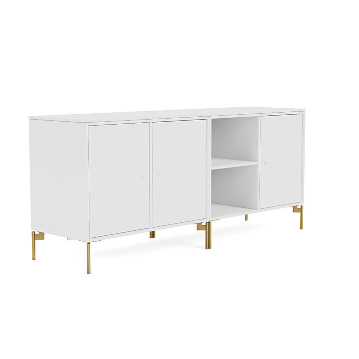 [product_category]-Montana Save Lowboard With Legs, New White/Brass-Montana Furniture-5714322257787-0000SAVE-101-09-MON-3