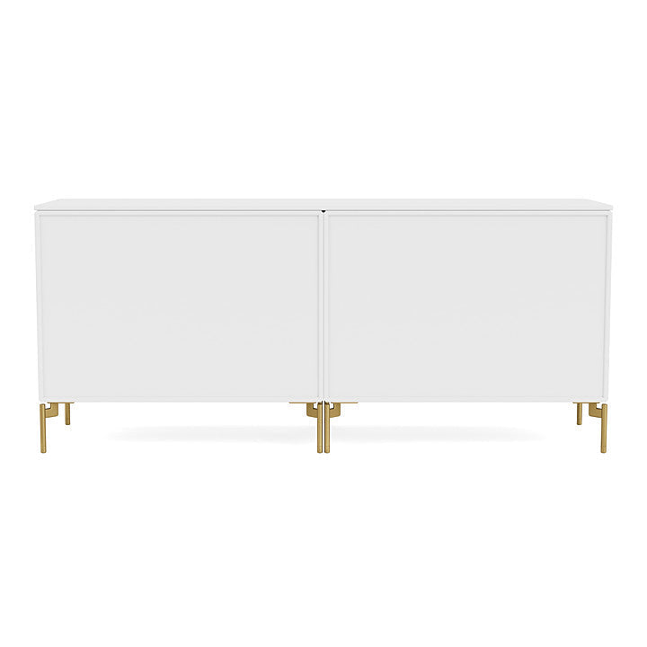 [product_category]-Montana Save Lowboard With Legs, Snow White/Brass-Montana Furniture-5714322260107-0000SAVE-38-09-MON-4