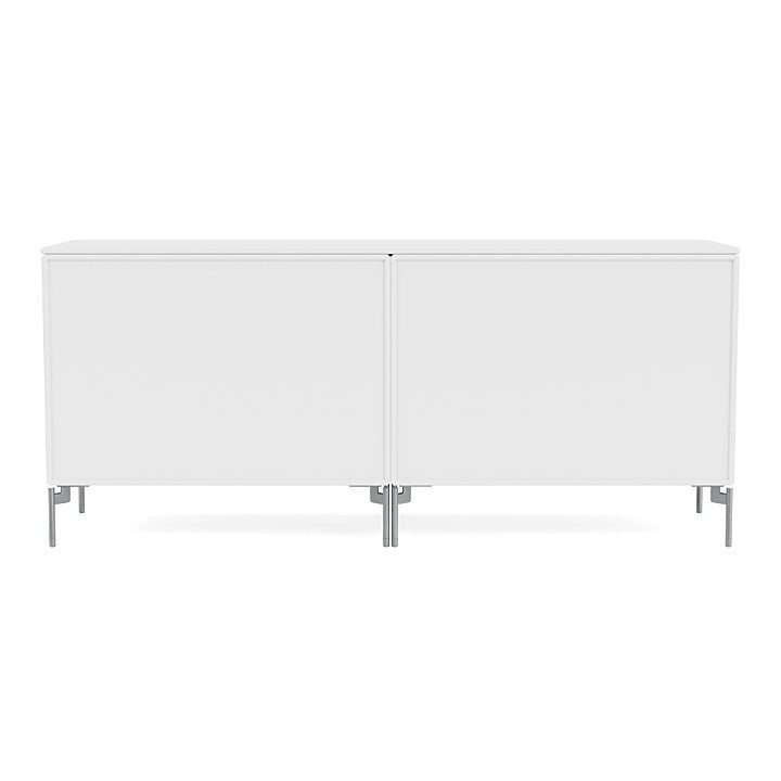 [product_category]-Montana Save Lowboard With Legs, Snow White/Matt Chrome-Montana Furniture-5714322260046-0000SAVE-38-01-MON-4