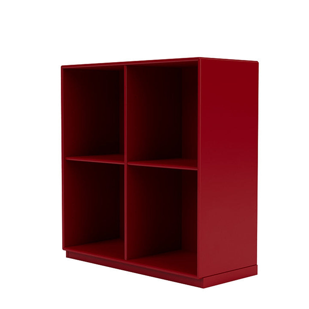 [product_category]-Montana Show Bookcase With 3 Cm Plinth, Beetroot Red-Montana Furniture-5715288031770-0000SHOW-165-06-MON-1