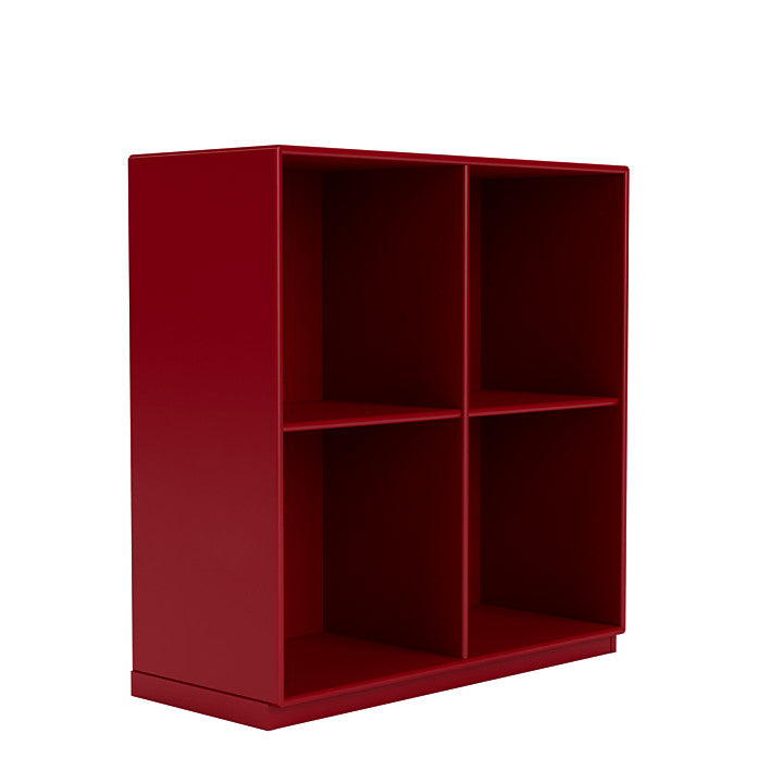 [product_category]-Montana Show Bookcase With 3 Cm Plinth, Beetroot Red-Montana Furniture-5715288031770-0000SHOW-165-06-MON-3