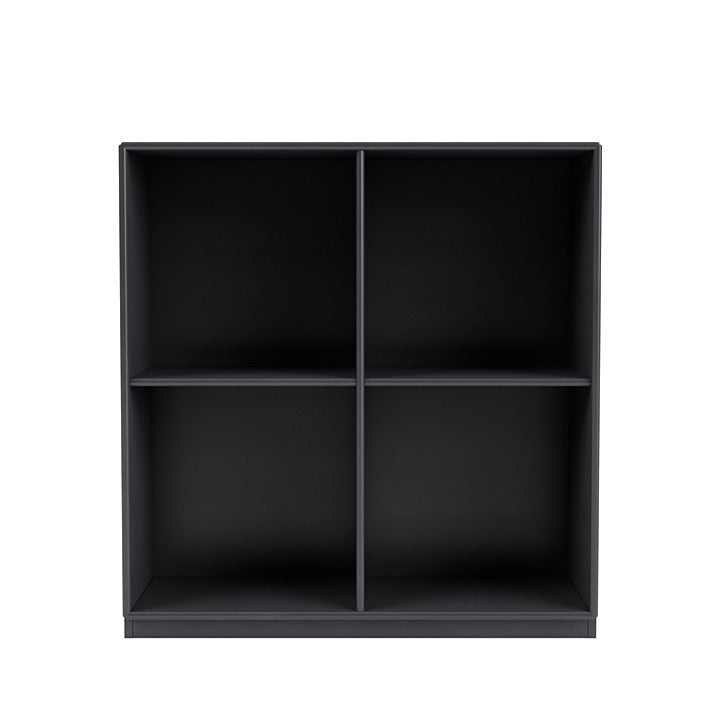 [product_category]-Montana Show Bookcase With 3 Cm Plinth, Carbon Black-Montana Furniture-5715288031916-0000SHOW-36-06-MON-2