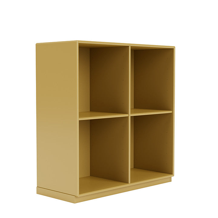 [product_category]-Montana Show Bookcase With 3 Cm Plinth, Cumin Yellow-Montana Furniture-5715288031251-0000SHOW-157-06-MON-3