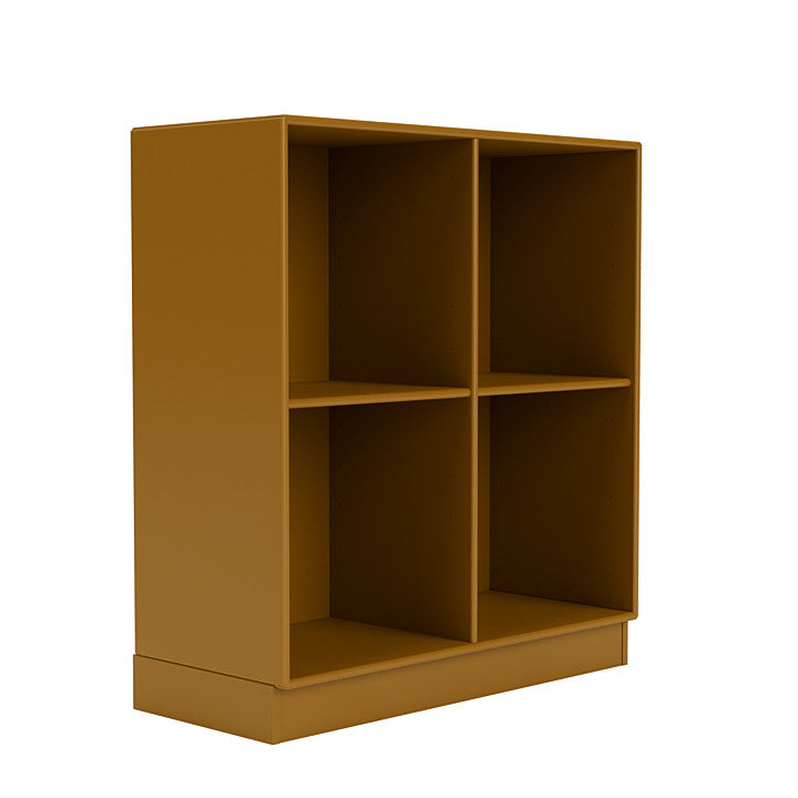 [product_category]-Montana Show Bookcase With 7 Cm Plinth, Amber Yellow-Montana Furniture-5715288030421-0000SHOW-142-07-MON-3