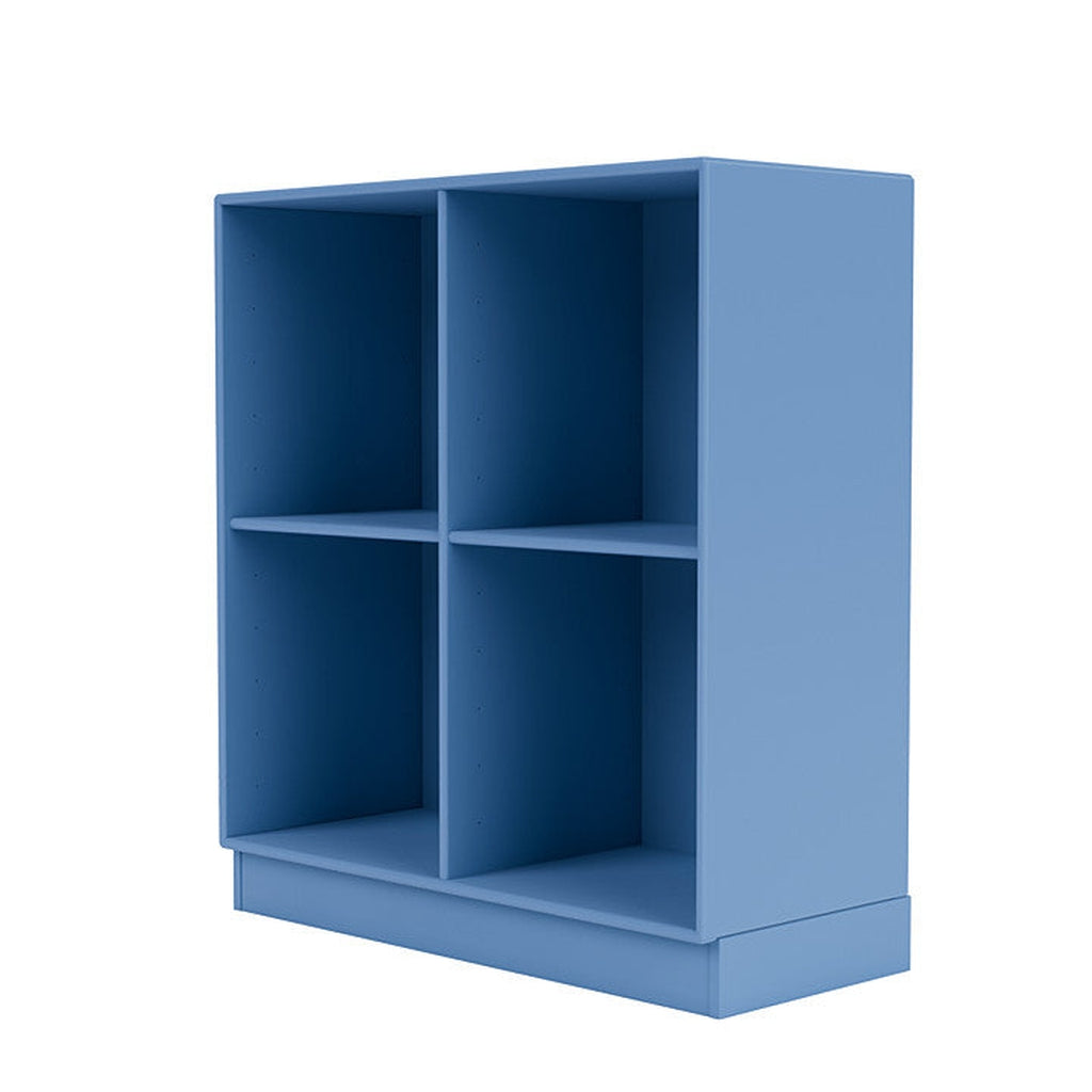 [product_category]-Montana Show Bookcase With 7 Cm Plinth, Azure Blue-Montana Furniture-5715288031077-0000SHOW-154-07-MON-1