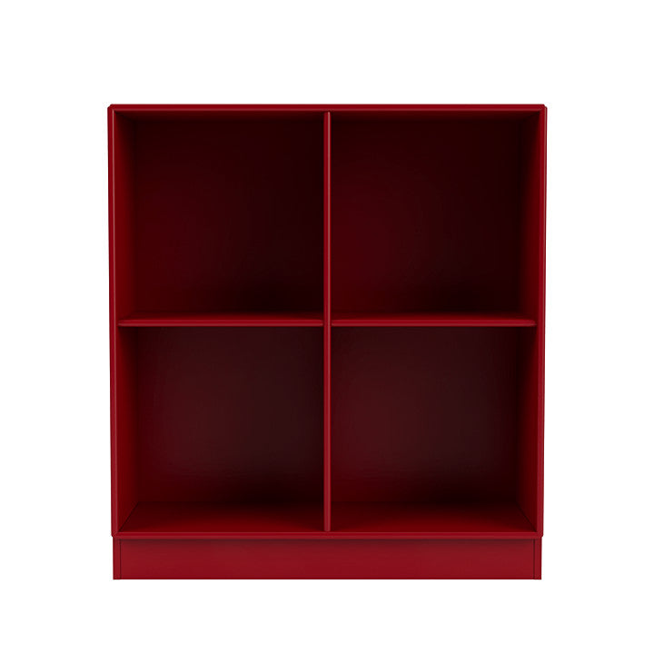 [product_category]-Montana Show Bookcase With 7 Cm Plinth, Beetroot Red-Montana Furniture-5715288031787-0000SHOW-165-07-MON-2