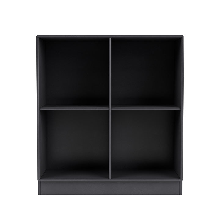 [product_category]-Montana Show Bookcase With 7 Cm Plinth, Carbon Black-Montana Furniture-5715288031923-0000SHOW-36-07-MON-2