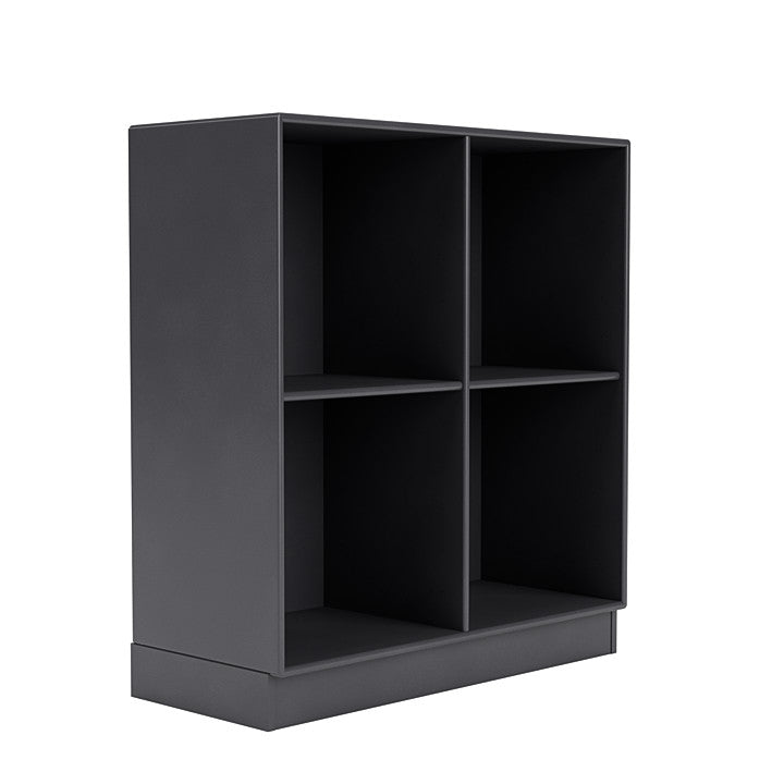 [product_category]-Montana Show Bookcase With 7 Cm Plinth, Carbon Black-Montana Furniture-5715288031923-0000SHOW-36-07-MON-3