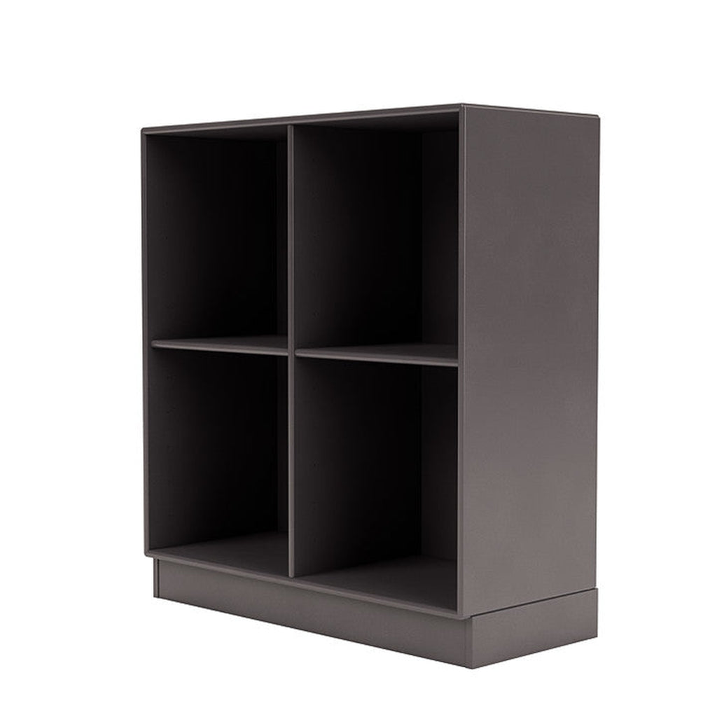 [product_category]-Montana Show Bookcase With 7 Cm Plinth, Coffee Brown-Montana Furniture-5715288031855-0000SHOW-35-07-MON-1