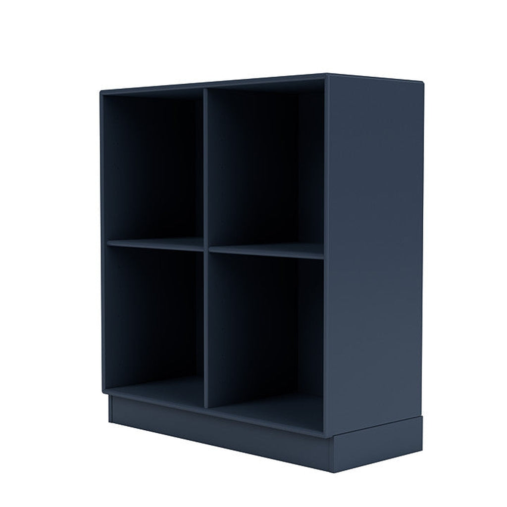 [product_category]-Montana Show Bookcase With 7 Cm Plinth, Juniper Blue-Montana Furniture-5715288030155-0000SHOW-138-07-MON-1