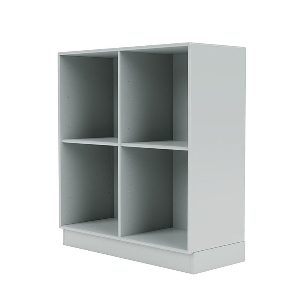 [product_category]-Montana Show Bookcase With 7 Cm Plinth, Oyster Grey-Montana Furniture-5715288031190-0000SHOW-156-07-MON-1