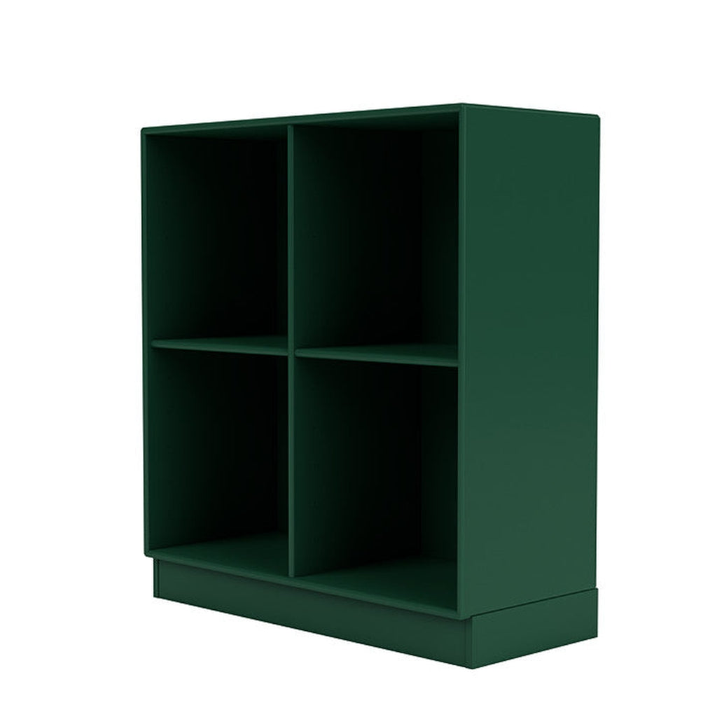 [product_category]-Montana Show Bookcase With 7 Cm Plinth, Pine Green-Montana Furniture-5715288030056-0000SHOW-136-07-MON-1