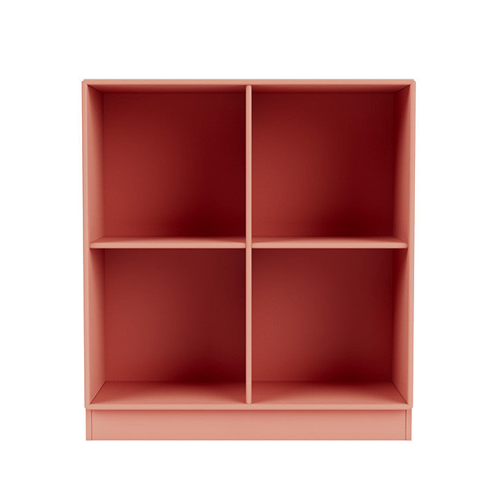 [product_category]-Montana Show Bookcase With 7 Cm Plinth, Rhubarb Red-Montana Furniture-5715288030957-0000SHOW-151-07-MON-2