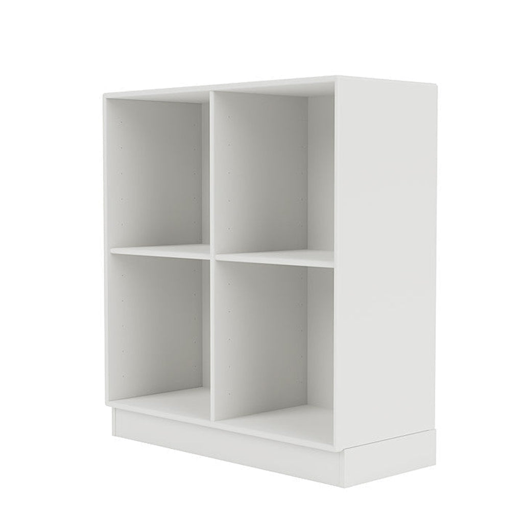 [product_category]-Montana Show Bookcase With 7 Cm Plinth, White-Montana Furniture-5714322339261-0000SHOW-01-07-MON-1