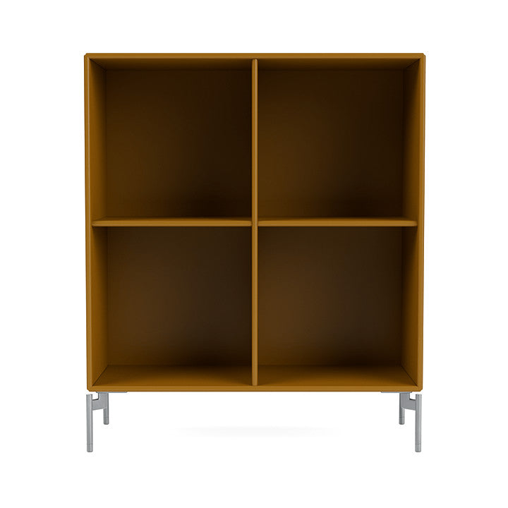 [product_category]-Montana Show Bookcase With Legs, Amber/Matt Chrome-Montana Furniture-5715288030377-0000SHOW-142-01-MON-2