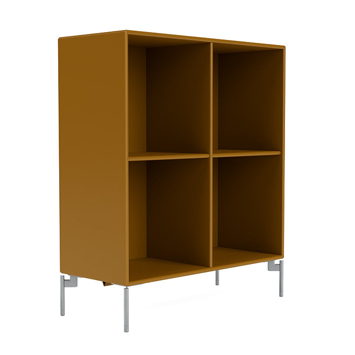 [product_category]-Montana Show Bookcase With Legs, Amber/Matt Chrome-Montana Furniture-5715288030377-0000SHOW-142-01-MON-3