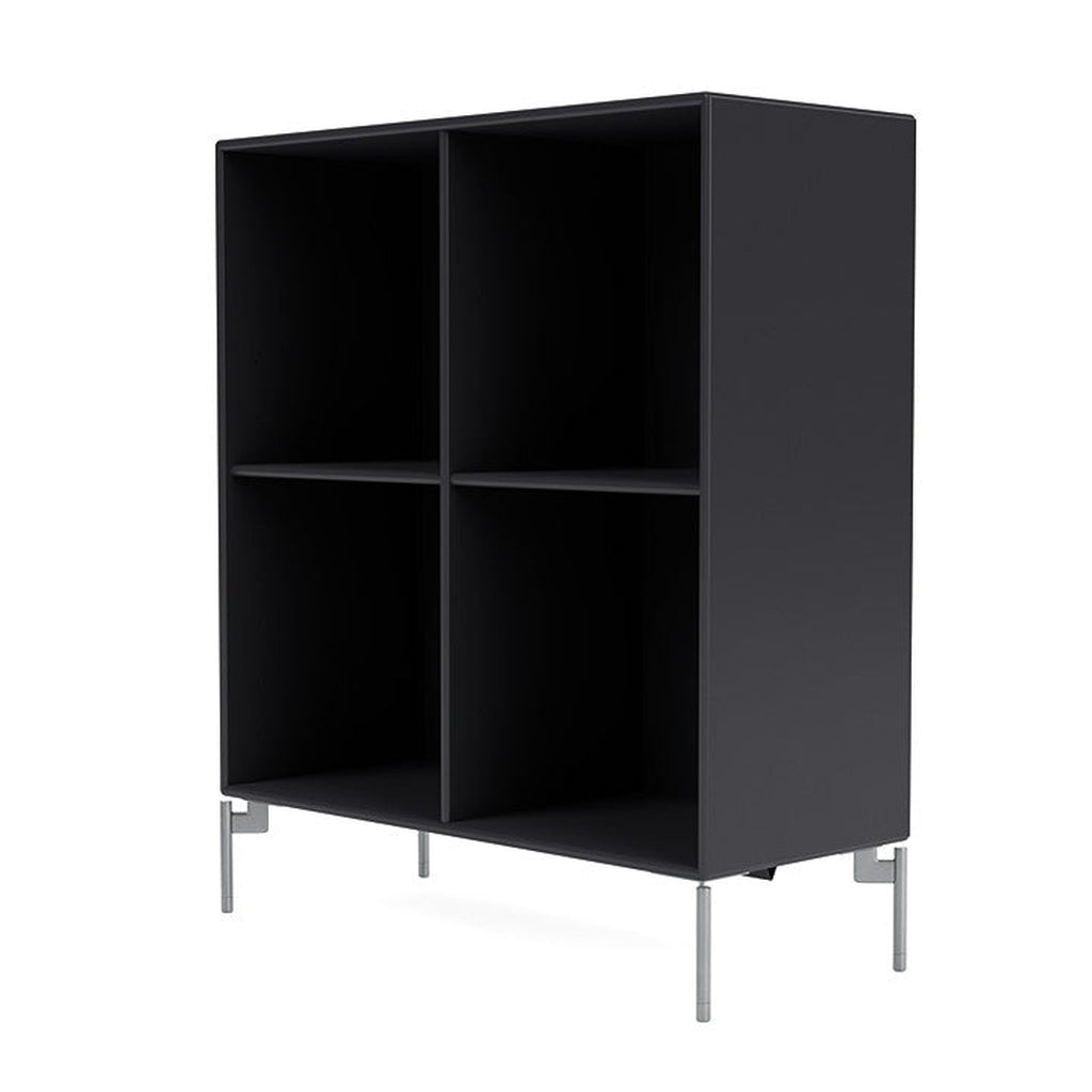 [product_category]-Montana Show Bookcase With Legs, Anthracite/Matt Chrome-Montana Furniture-5714322680110-0000SHOW-04-01-MON-1