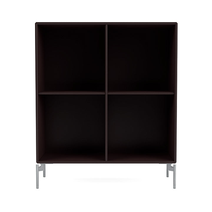 [product_category]-Montana Show Bookcase With Legs, Balsamic/Matt Chrome-Montana Furniture-5715288031398-0000SHOW-160-01-MON-2