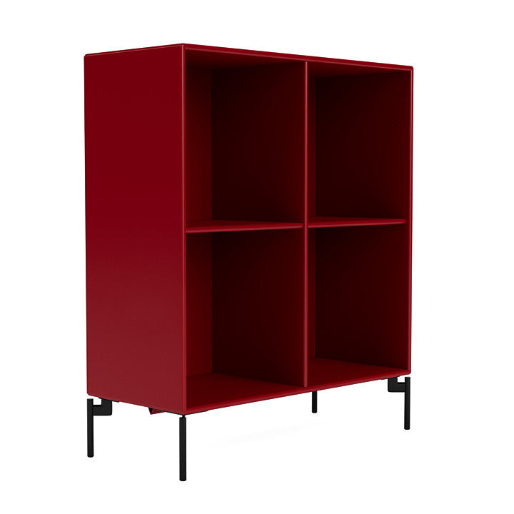 [product_category]-Montana Show Bookcase With Legs, Beetroot/Black-Montana Furniture-5715288031756-0000SHOW-165-03-MON-3