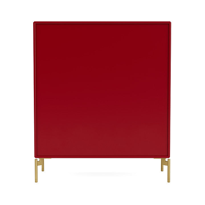 [product_category]-Montana Show Bookcase With Legs, Beetroot/Brass-Montana Furniture-5715288031794-0000SHOW-165-09-MON-4